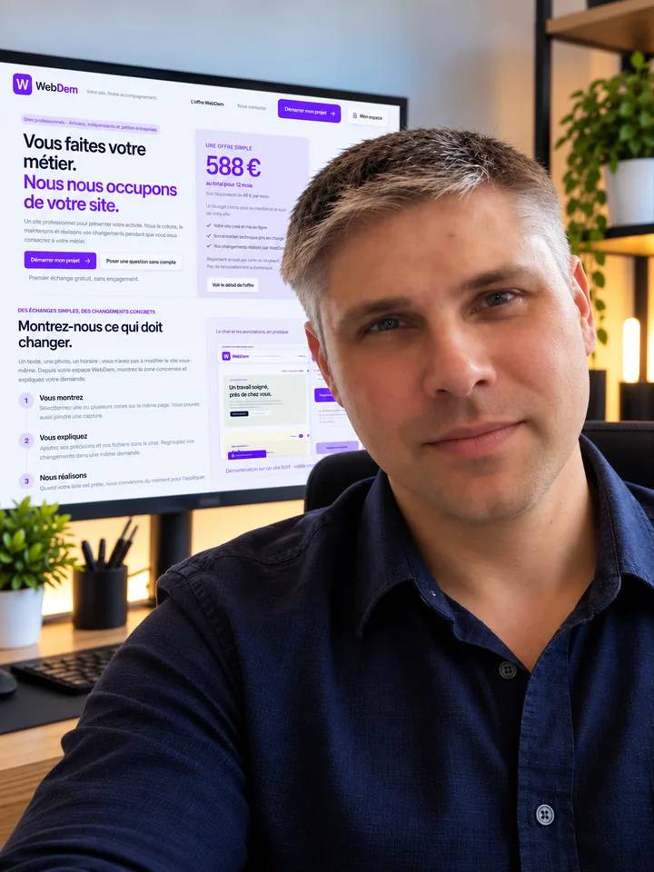 Fabien Demailly, expert SEO WebDem